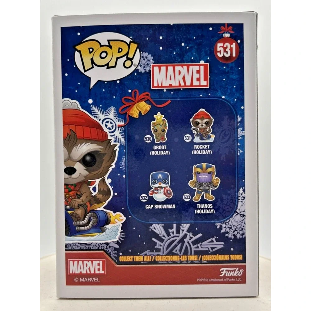Funko‎ Pop! Marvel Rocket (Holiday) #531 F14